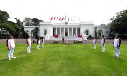 Presiden Jokowi Lepas Tim Indonesia ke Olimpiade Tokyo 2021