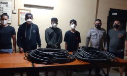 Polisi Tangkap Maling Kabel Tembaga Milik Pertamina di Muara Badak