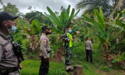 TNI Polri Solid dalam Patroli di Kampung Perbatasan RI-PNG