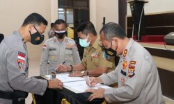 Kapolda Kaltara & Gubernur Tanda Tangani Nota Kesepahaman Pemanfaatan Command Center