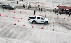 Utusan PBB Uji Skill Berkendara Tim Garuda Polri Untuk Wilayah Konflik
