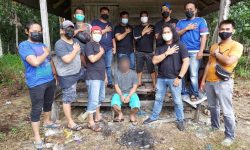 Tersangka Pelaku Pembunuhan Gegara Batas Tanah Ditangkap di Kebun Karet di Samboja