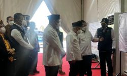 Kunjungan Kerja ke Bandung, Wapres Tinjau Sentra Vaksinasi Wantannas