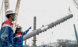 Propylene Splitter, Peralatan Tertinggi di Proyek RDMP Balikpapan Resmi Dipasang