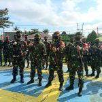 Danrem 092/MRL Pimpin Upacara Serah Terima Alih Kodal Satgas Pamtas di Nunukan