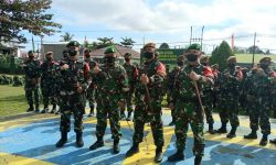 Danrem 092/MRL Pimpin Upacara Serah Terima Alih Kodal Satgas Pamtas di Nunukan