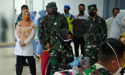 Vaksinasi Tahap Kedua TNI AU di Bandara Kalimarau Berau Sediakan 10.500 Dosis