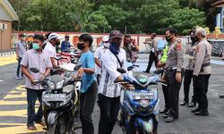 Polres Nunukan Kembalikan 15 Sepeda Motor Tangkapan di Lokasi Judi Sabung Ayam