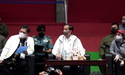 Presiden Jokowi Nonton Pertandingan Wushu PON XX Papua