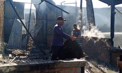 Rumah Kontrakan Haji Banu di Sebatik Barat Hangus Terbakar