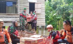 Banjir di Sepanjang Aliran Sungai Segah Meluas