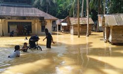 Banjir Dharmasraya dan Situbondo Berangsur Surut