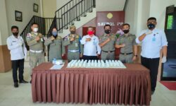 100 Pegawai Honorer Satpol PP Nunukan Tes Urine untuk Perpanjangan Kontrak Kerja