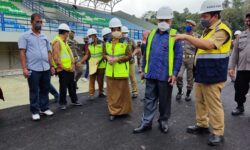 Isran Noor Optimis Stadion Mini Teluk Bayur Rampung Sebelum Pelaksanaan Porprov 2022