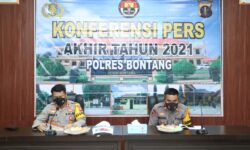 Kapolres  Bontang : Tahun 2021 Kasus Tindak Pidana Menurun