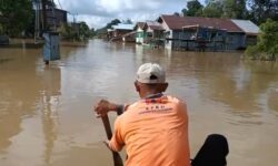 BPBD Nunukan Minta Pemerintah Pusat Terlibat Mangatasi Banjir Sembakung