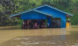 Curah Hujan Tinggi di Malaysia Ribuan Rumah di Kabupaten Nunukan Terendam