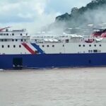 Kapal Pantokrator Tujuan Parepare Terbakar di Samarinda