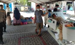 Polres Pasaman Barat Dirikan Tenda untuk Korban Gempa