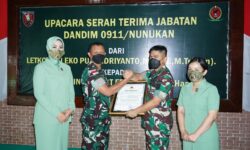 Mantan Danyon 611/Awl Samarinda Jabat Dandim 0911/Nunukan