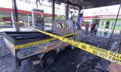 SPBU di Samarinda Terbakar Saat Isi BBM, Satu Orang Luka Bakar