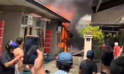 Sembilan Bangunan di Samarinda Hangus Terbakar