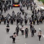 Amankan Aksi Demo, Aparat Gabungan Dikerahkan ke DPR dan Patung Kuda