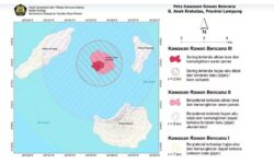 Badan Geologi Kementerian ESDM Naikkan Status Gunung Anak Krakatau Menjadi Level III