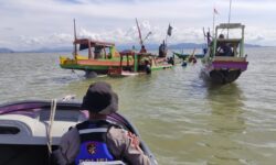 Diterjang Angin Puting Beliung, Polair Nunukan Selamatkan 2 Nelayan Sebatik