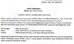 Pemkab Nunukan Tegaskan Surat Bupati Kepada Direktur PTPBN Palsu