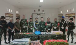 TNI AD Gagalkan Penyelundupan 1,7 ton Daging Ilegal di Nunukan