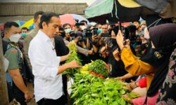 Bagikan Bansos, Jokowi: Rp 300 Ribu Buat Minyak Goreng Cukup Nggak?