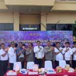 Polda Banten Berhasil Amankan Sabu 43 Kg dan 494 Butir Ekstasi