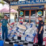TNI AL Nunukan Gagalkan Penyelundupan 2,8 Ton Daging Allana Tujuan Tarakan