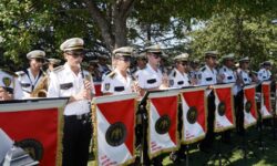 HUT Ke-77 RI, Korps Musik Elit Kepolisian Nasional Turki Iringi Pengibaran Bendera
