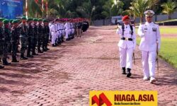 Danlanal Nunukan Pimpin Upacara HUT Ke – 77 TNI AL