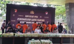 Bareskrim Polri Ungkap Empat Kasus Sabu dengan Barang Bukti 270,283 Kilogram