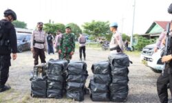 Ratusan Kaleng Miras Diamankan Polres Malinau Saat Gelar Cipta Kondisi