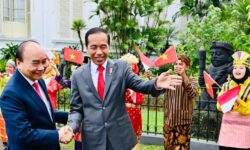 Di Istana Bogor, Jokowi Terima Kunjungan Kenegaraan Presiden Nguyễn Xuân Phúc