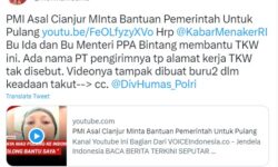 TKW yang Menangis Minta Pulang ke Indonesia, Polri: Lokasinya di Kota Jubail, Arab Saudi