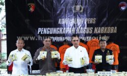 Polisi Tangkap Tersangka Penyelundup 149 Kilogram Sabu