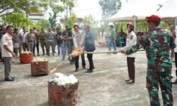 Bupati Nunukan Hadiri Acara Purna Tugas Kasat Pol PP dan Pemusnahan Barang Kadaluarsa