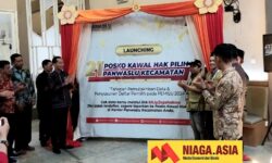 Bawaslu Nunukan Gelar Siaga Pengawasan dan Launching Posko Kawal Hak Pilih 2024