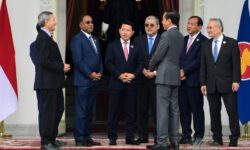 Jokowi Terima Kunjungan Kehormatan Menlu dan Sekjen ASEAN