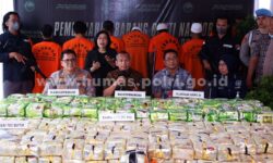 Polri Musnahkan 373 Kg Sabu, 17 Kg Ganja dan 705 Butir Ekstasi