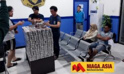 Polisi Nunukan Amankan AS dan YT Pengedar Rokok Palsu dengan Pita Cukai Palsu