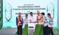 Groundbreaking, PLTA Mentarang Induk Tunjukkan Kerja Sama Indonesia dan Malaysia