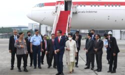 Dari Hannover, Jokowi dan Ibu Iriana Tiba di Tanah Air