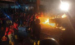 Mobil Diduga Pengetap Pertalite Terbakar di Samarinda, Satu Orang Wartawan Dikabarkan Terluka
