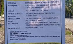 Warga Desa Tanjung Aru Marah karena Proyek Rekonstruksi Jalan Salah Lokasi